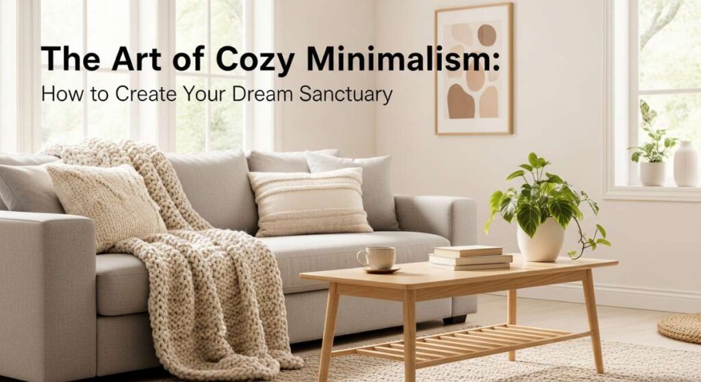 The Art of Cozy Minimalism: How to Create Your Dream Sanctuary featured: the art of cozy minimalism: how to create your dream sanctuary
