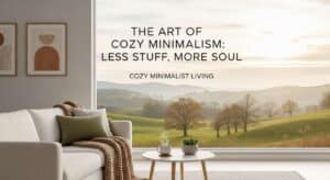 featured: the art of cozy minimalism: less stuff, more soul