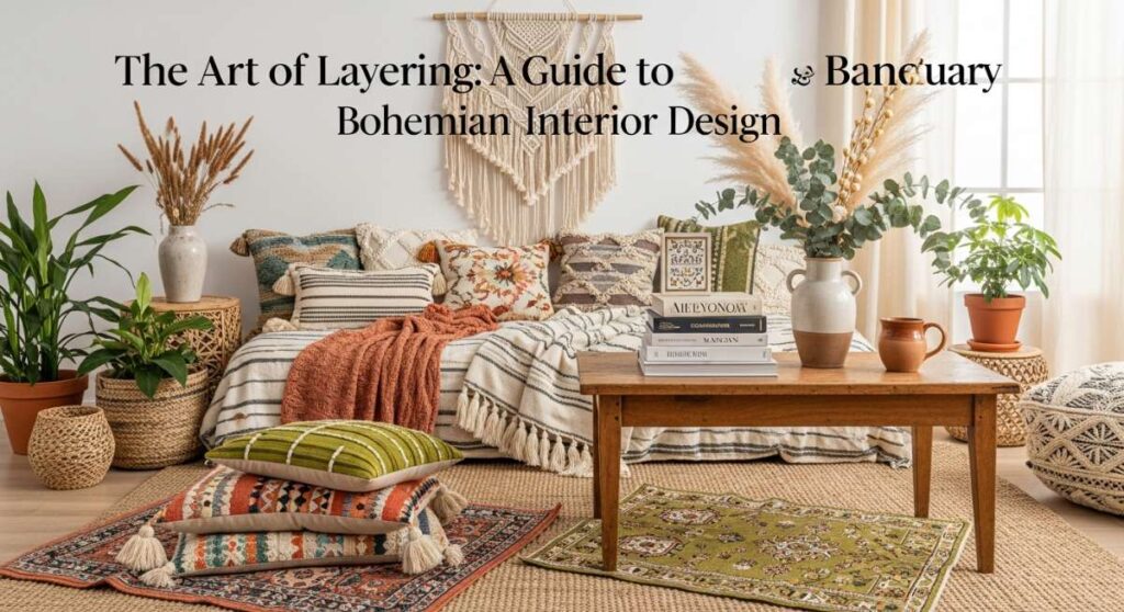 featured: the art of layering: a guide to bohemian interior design