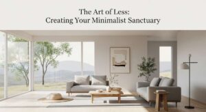 featured: the art of less: creating your minimalist sanctuary