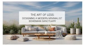 featured: the art of less: designing a modern minimalist bohemian sanctuary