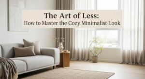 featured: the art of less: how to master the cozy minimalist look