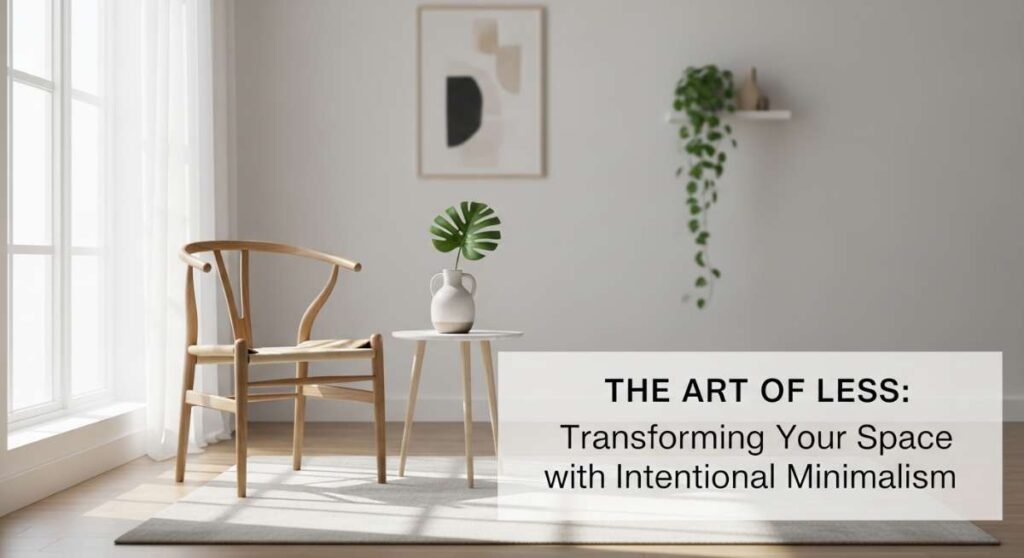 featured: the art of less: transforming your space with intentional minimalism