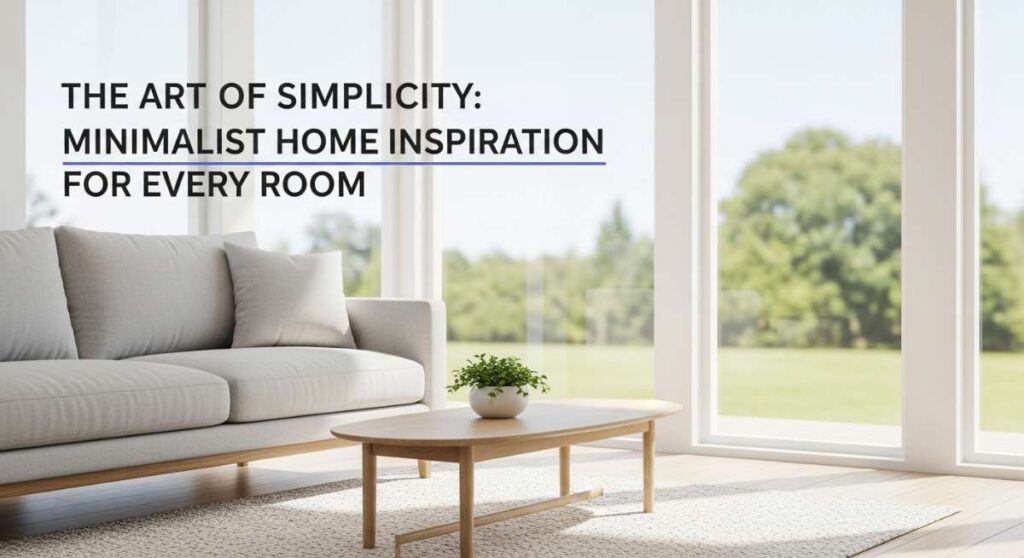 featured: the art of simplicity: minimalist home inspiration for every room