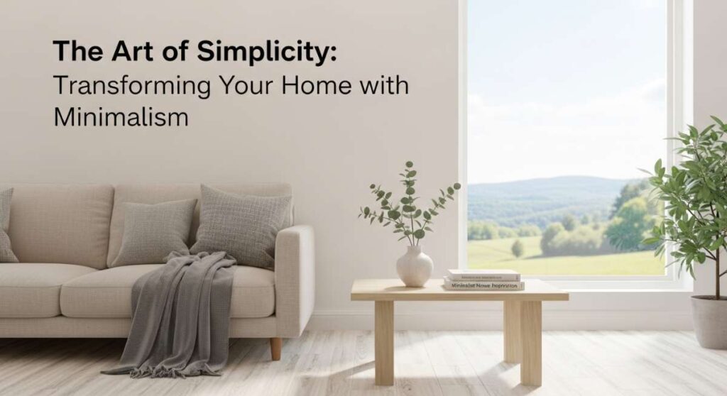 featured: the art of simplicity: transforming your home with minimalism