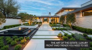 featured: the art of the estate: luxury front yard trends you need to see
