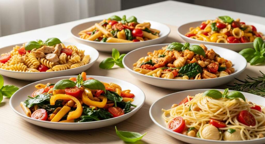 featured: the art of the guilt free noodle: nutritious & colorful pasta creations
