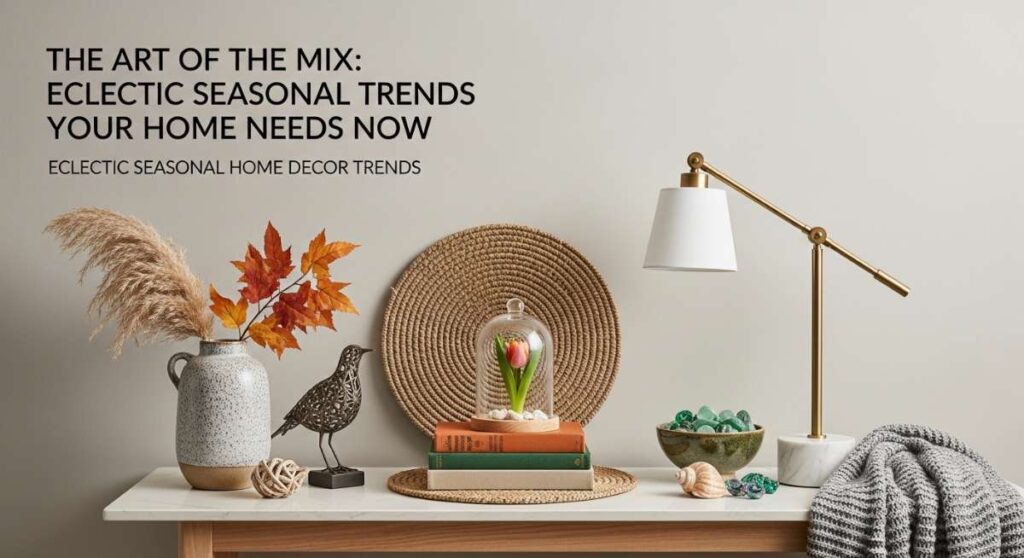 featured: the art of the mix: eclectic seasonal trends your home needs now