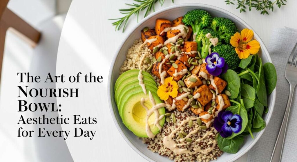 featured: the art of the nourish bowl: aesthetic eats for every day