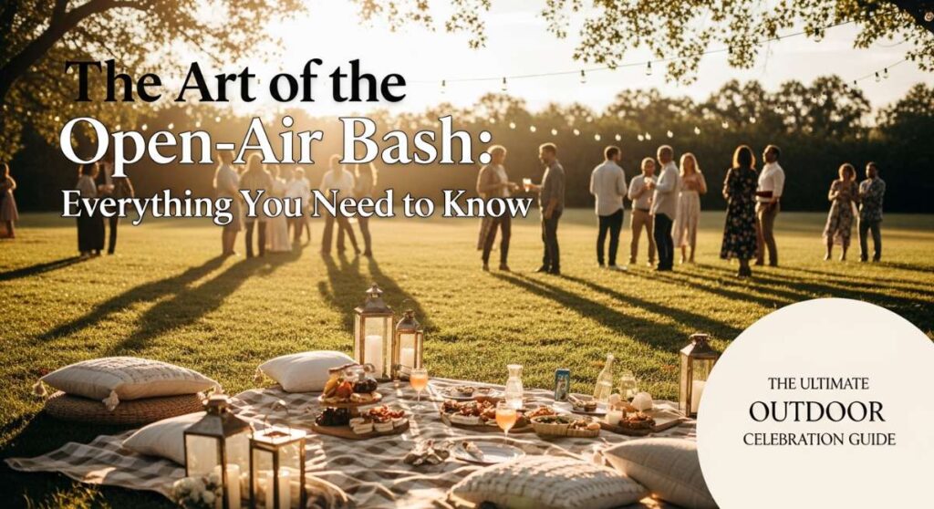 The Art of the Open-Air Bash: Everything You Need to Know featured: the art of the open air bash: everything you need to know