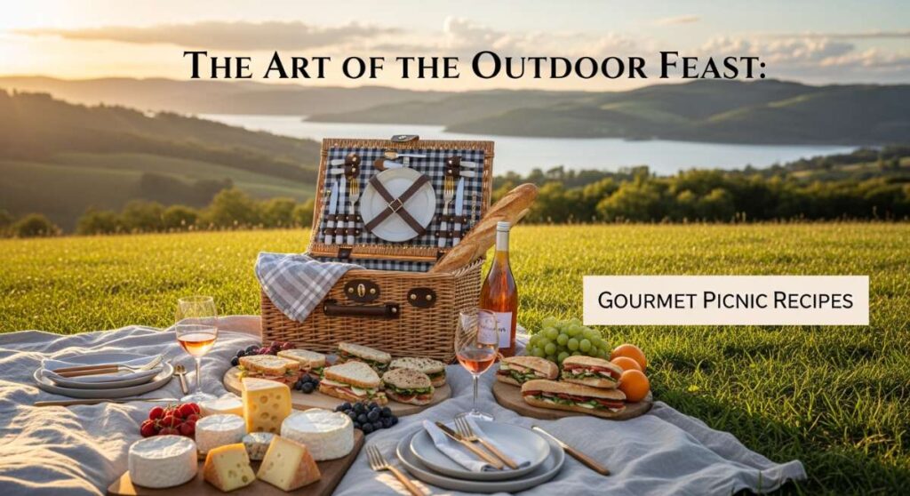 featured: the art of the outdoor feast: gourmet picnic inspiration