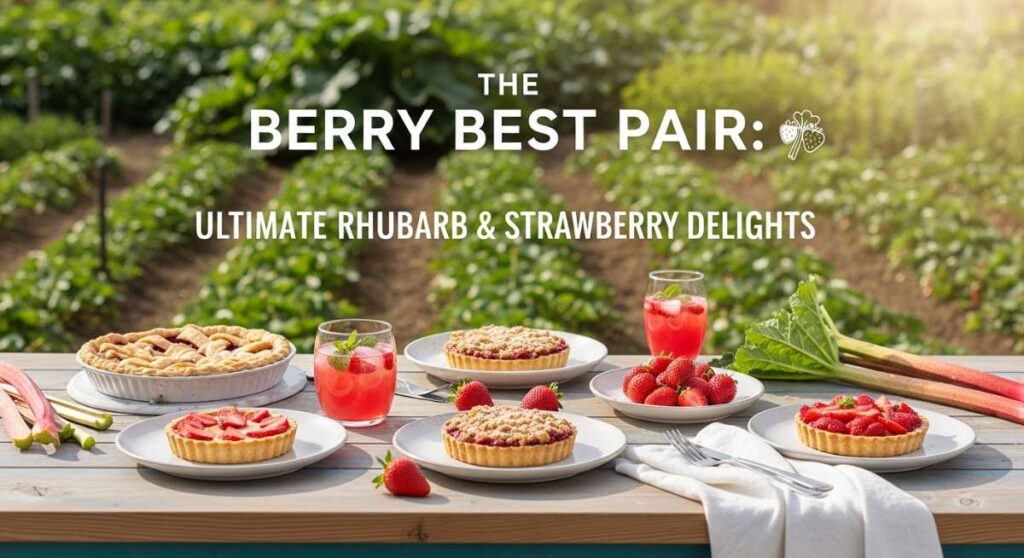 featured: the berry best pair: ultimate rhubarb and strawberry treats
