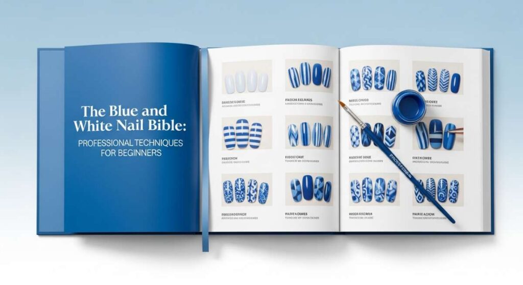 featured: the blue and white nail bible: professional techniques for beginners