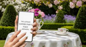 featured: the chicest garden party nails for your next outdoor soirée