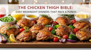 featured: the chicken thigh bible: easy weeknight dinners that pack a punch