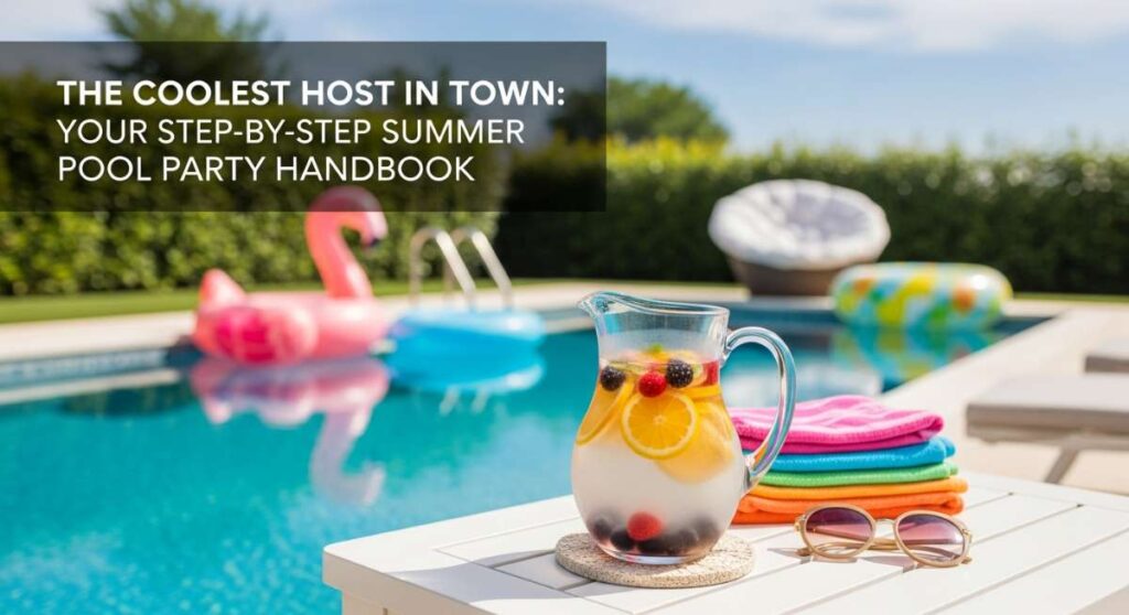 The Coolest Host in Town: Your Step-by-Step Summer Pool Party Handbook featured: the coolest host in town: your step by step summer pool party handbook