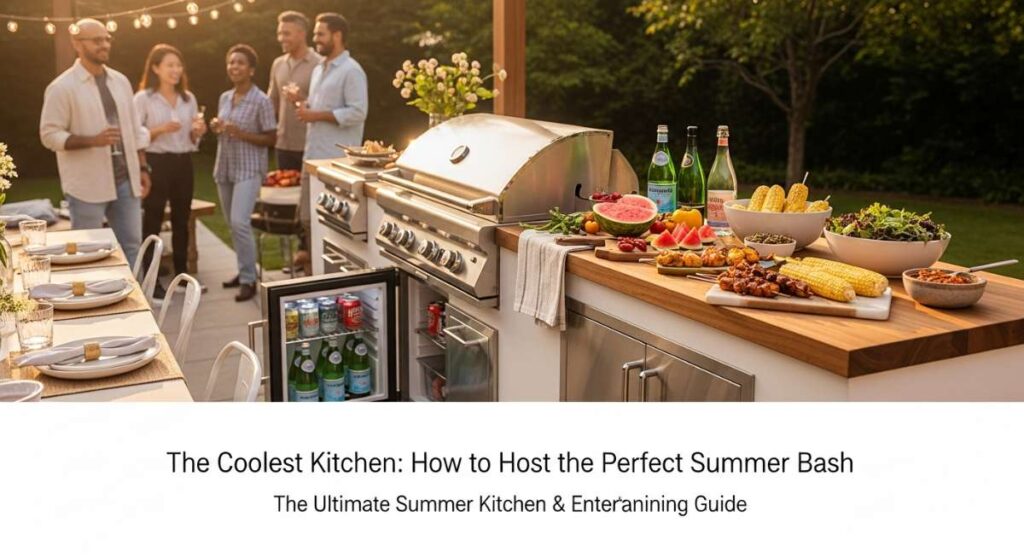 featured: the coolest kitchen: how to host the perfect summer bash