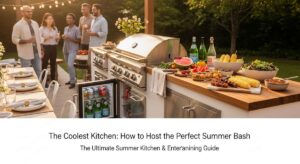 featured: the coolest kitchen: how to host the perfect summer bash