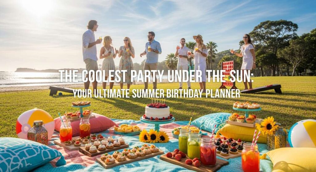 The Coolest Party Under the Sun: Your Ultimate Summer Birthday Planner featured: the coolest party under the sun: your ultimate summer birthday planner