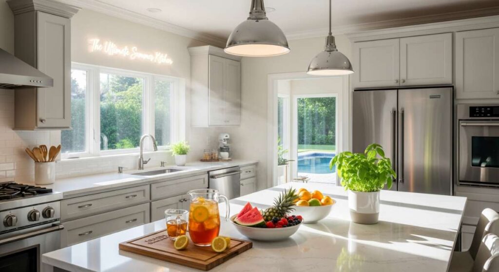 featured: the coolest spot in the house: tips for your ultimate summer kitchen setup