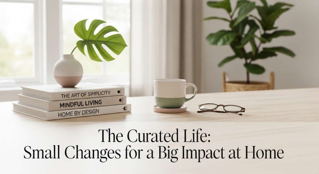 featured: the curated life: small changes for a big impact at home