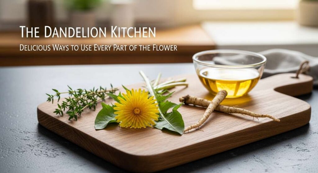 featured: the dandelion kitchen: delicious ways to use every part of the flower
