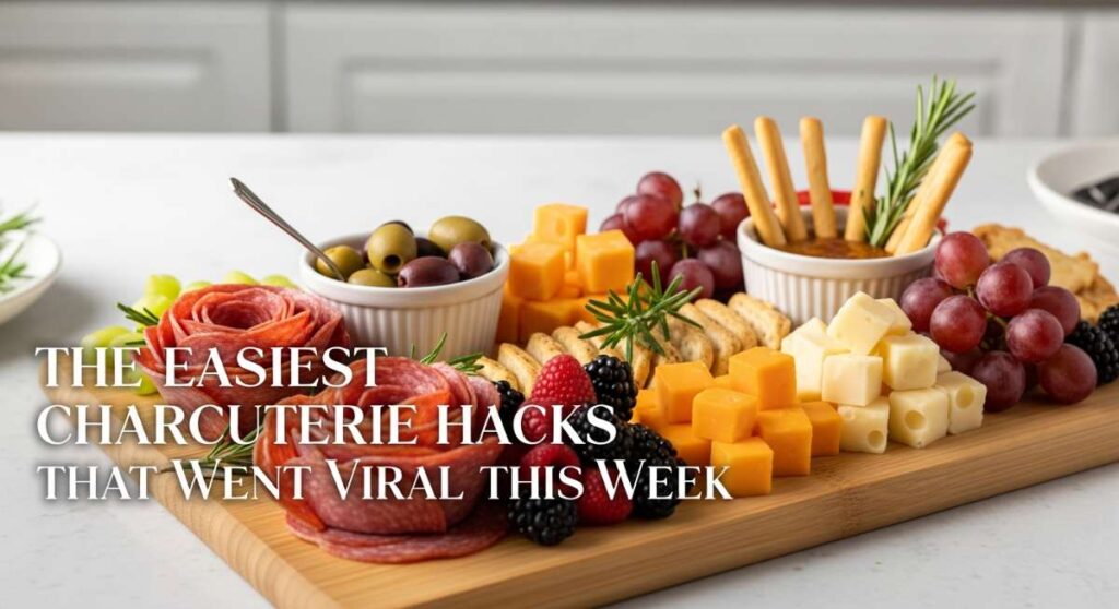 featured: the easiest charcuterie hacks that went viral this week