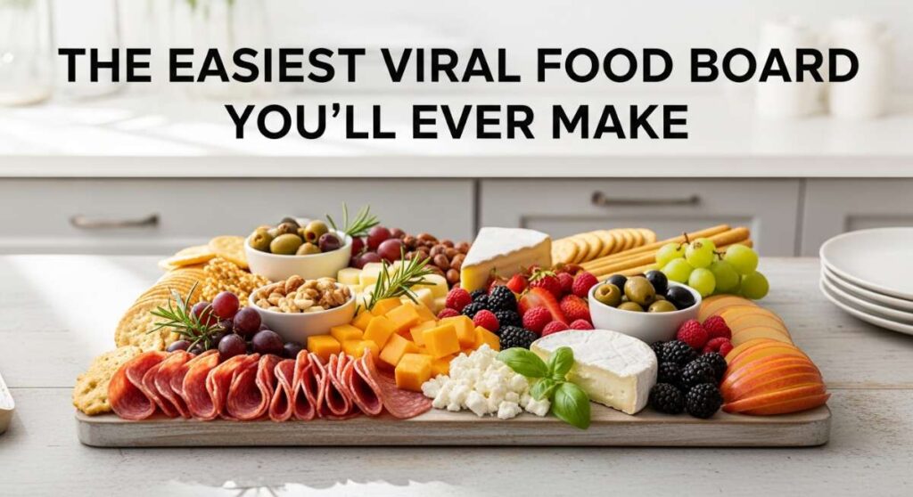 The Easiest Viral Food Board You’ll Ever Make featured: the easiest viral food board you’ll ever make