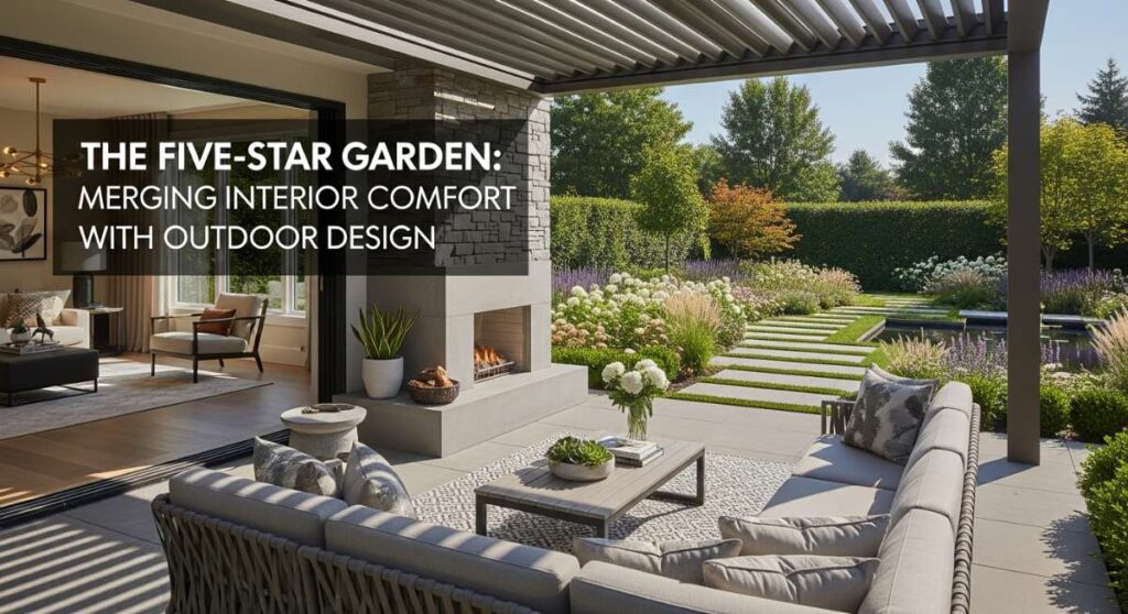 The Five-Star Garden: Merging Interior Comfort with Outdoor Design featured: the five star garden: merging interior comfort with outdoor design