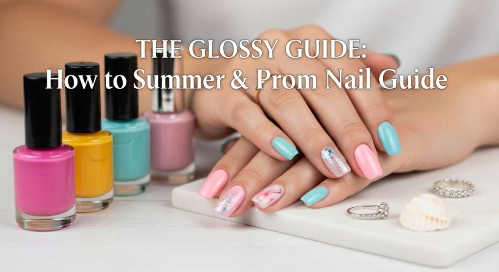 featured: the glossy guide: how to slay your summer and prom nail game
