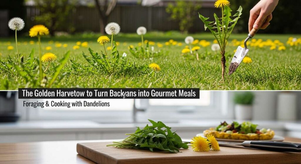 featured: the golden harvest: how to turn backyard dandelions into gourmet meals
