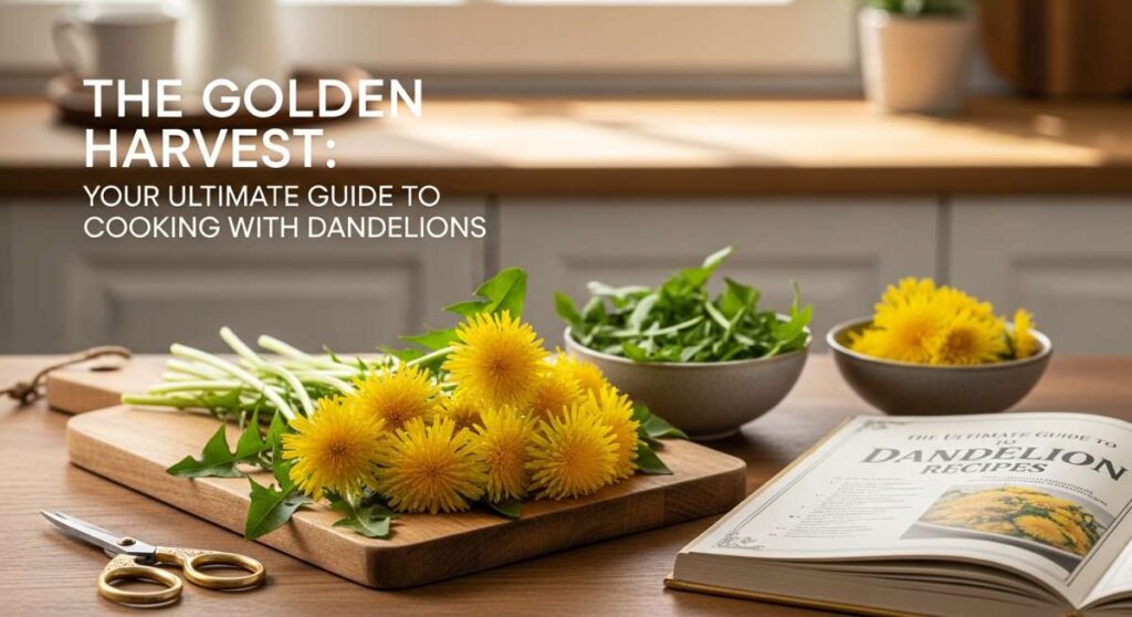 featured: the golden harvest: your ultimate guide to cooking with dandelions
