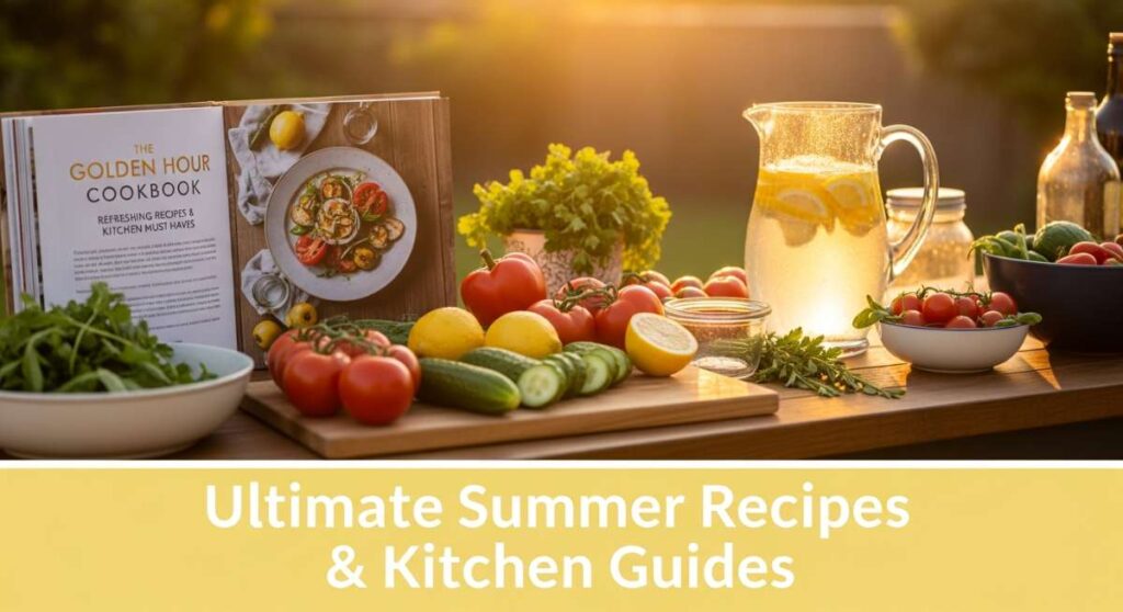 featured: the golden hour cookbook: refreshing recipes & summer kitchen must haves