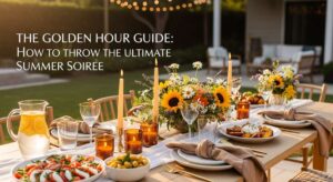 featured: the golden hour guide: how to throw the ultimate summer soiree