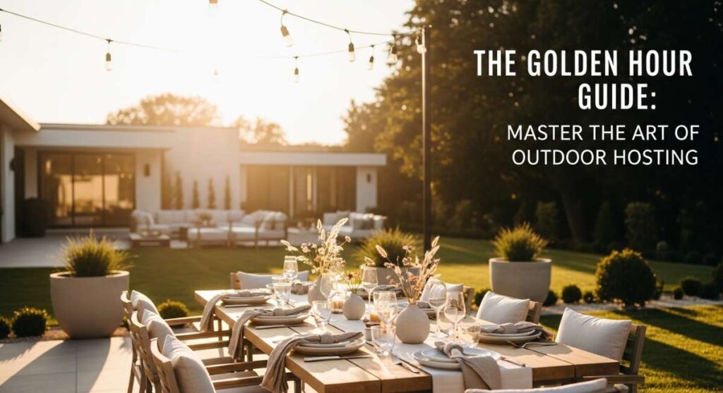 featured: the golden hour guide: master the art of outdoor hosting