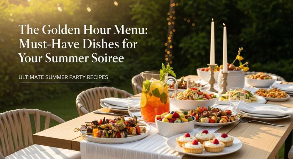 featured: the golden hour menu: must have dishes for your summer soiree