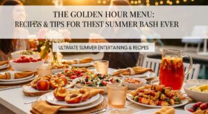 featured: the golden hour menu: recipes and tips for the best summer bash ever