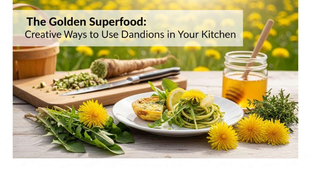 featured: the golden superfood: creative ways to use dandelions in your kitchen