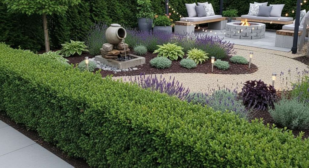 featured: the high end hedge: creating a luxury garden aesthetic on a budget