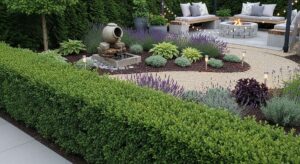 featured: the high end hedge: creating a luxury garden aesthetic on a budget