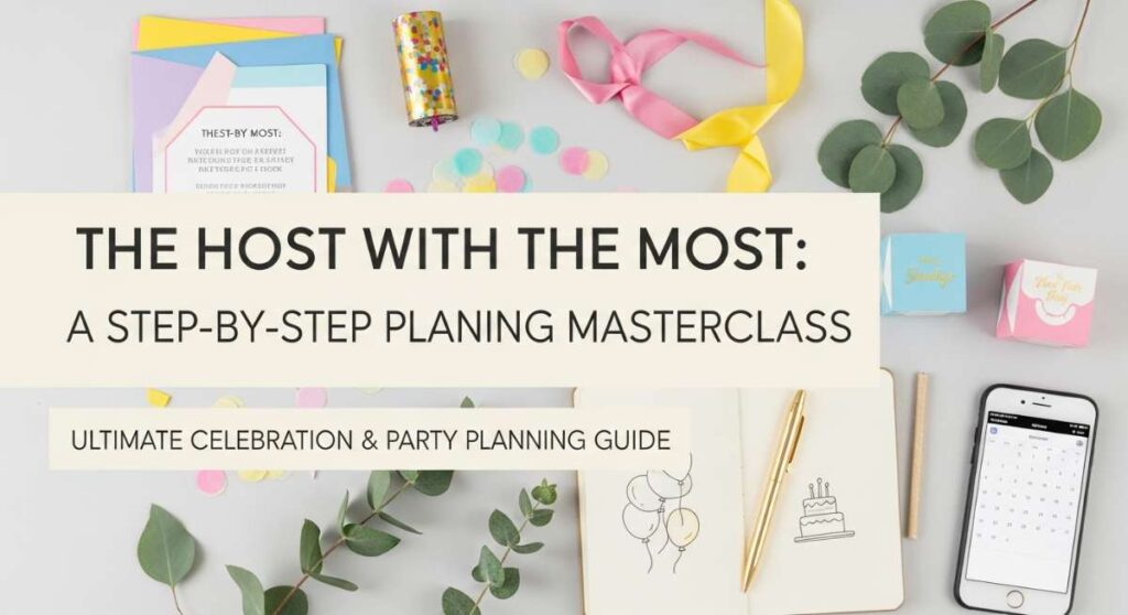 featured: the host with the most: a step by step party planning masterclass