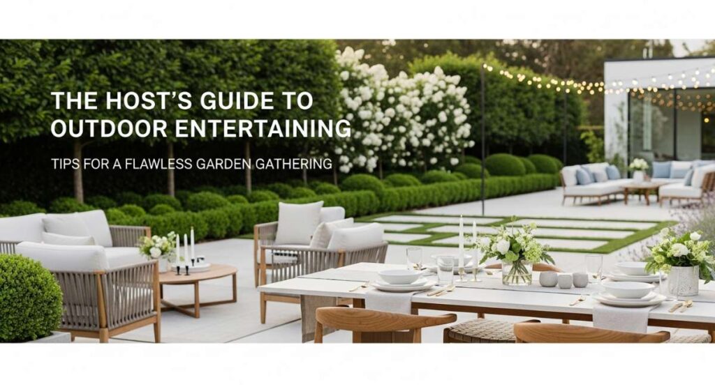 featured: the host’s guide to outdoor entertaining: tips for a flawless garden gathering