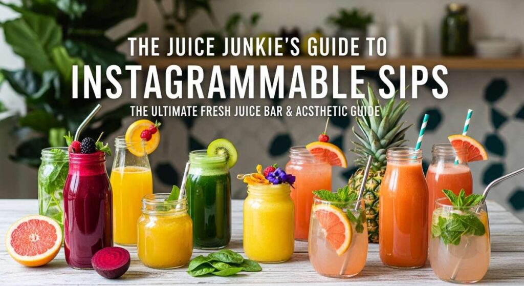 featured: the juice junkie's guide to instagrammable sips