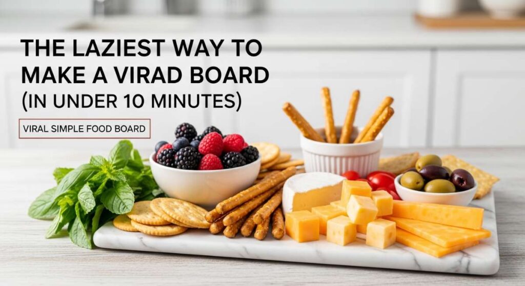 featured: the laziest way to make a viral food board (in under 10 minutes)
