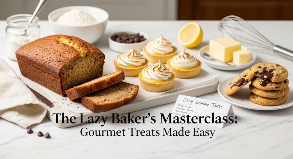 featured: the lazy baker’s masterclass: gourmet treats made easy