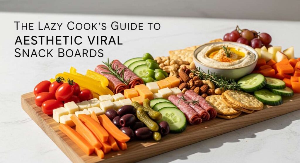 featured: the lazy cook’s guide to aesthetic viral snack boards