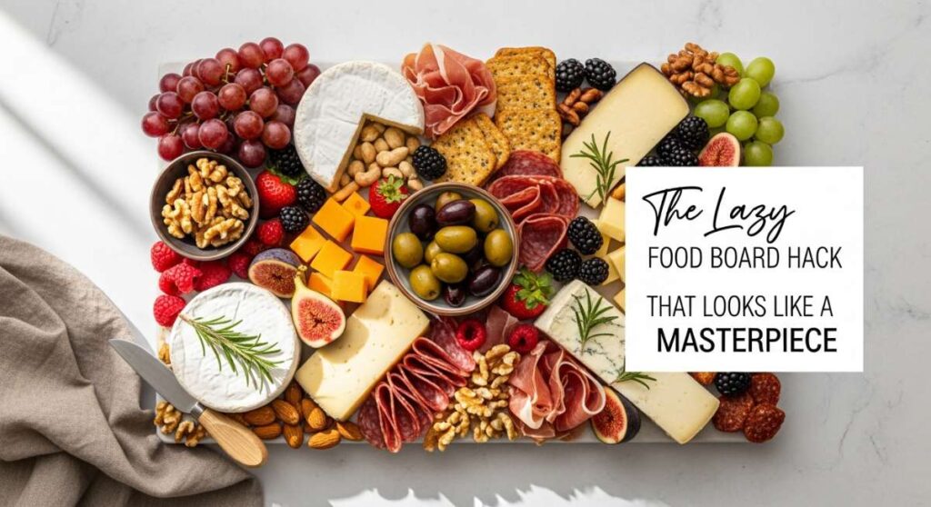 featured: the lazy food board hack that looks like a masterpiece