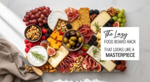featured: the lazy food board hack that looks like a masterpiece