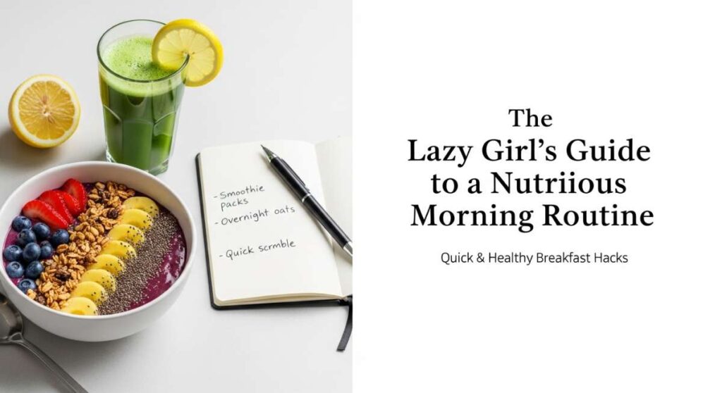 featured: the lazy girl’s guide to a nutritious morning routine