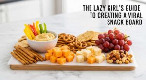 featured: the lazy girl's guide to creating a viral snack board